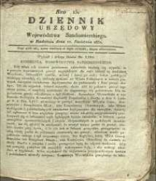 Dziennik Urzędowy Województwa Sandomierskiego, 1830, nr 15