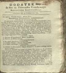 Dziennik Urzędowy Województwa Sandomierskiego, 1830, nr 17, dod. II