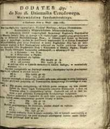 Dziennik Urzędowy Województwa Sandomierskiego, 1830, nr 18, dod. IV