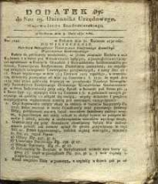 Dziennik Urzędowy Województwa Sandomierskiego, 1830, nr 19, dod. IV