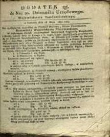 Dziennik Urzędowy Województwa Sandomierskiego, 1830, nr 20, dod. II