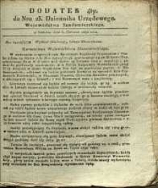 Dziennik Urzędowy Województwa Sandomierskiego, 1830, nr 23, dod. IV