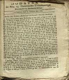 Dziennik Urzędowy Województwa Sandomierskiego, 1830, nr 24, dod. I