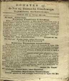 Dziennik Urzędowy Województwa Sandomierskiego, 1830, nr 24, dod. II
