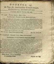 Dziennik Urzędowy Województwa Sandomierskiego, 1830, nr 25, dod. II