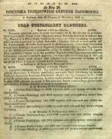 Dziennik Urzędowy Gubernii Radomskiej, 1855, nr 36, dod. III