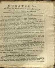 Dziennik Urzędowy Województwa Sandomierskiego, 1830, nr 27, dod. I