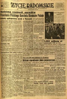 Życie Radomskie, 1949, nr 84