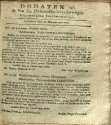 Dziennik Urzędowy Województwa Sandomierskiego, 1830, nr 34, dod. II
