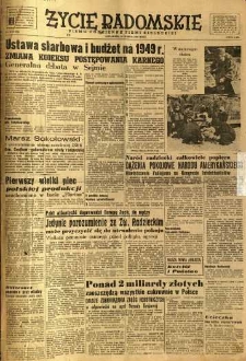 Życie Radomskie, 1949, nr 89