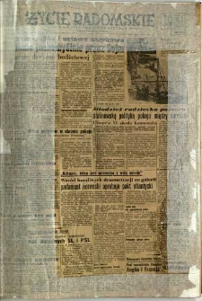 Życie Radomskie, 1949, nr 90