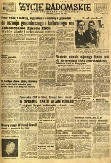 Życie Radomskie, 1949, nr 96