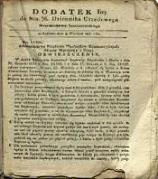 Dziennik Urzędowy Województwa Sandomierskiego, 1830, nr 36, dod. I