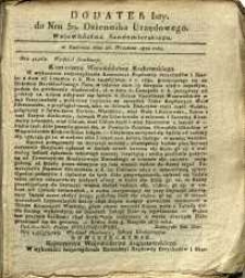 Dziennik Urzędowy Województwa Sandomierskiego, 1830, nr 39, dod.
