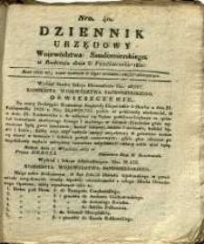 Dziennik Urzędowy Województwa Sandomierskiego, 1830, nr 40