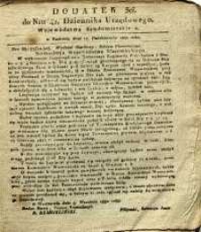 Dziennik Urzędowy Województwa Sandomierskiego, 1830, nr 42, dod. III