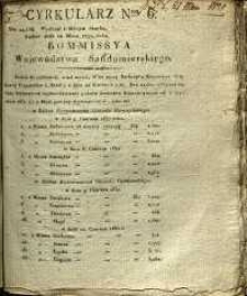 Cyrkularz, 1830, nr 6