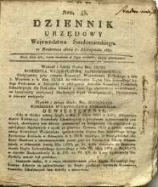 Dziennik Urzędowy Województwa Sandomierskiego, 1830, nr 45