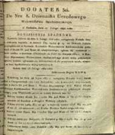 Dziennik Urzędowy Województwa Sandomierskiego, 1832, nr 8, dod. III