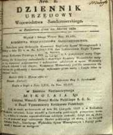 Dziennik Urzędowy Województwa Sandomierskiego, 1832, nr 11