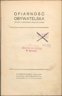 Ofiarność obywatelska
