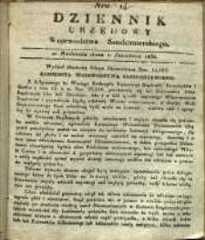 Dziennik Urzędowy Województwa Sandomierskiego, 1832, nr 14