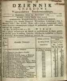 Dziennik Urzędowy Województwa Sandomierskiego, 1832, nr 18