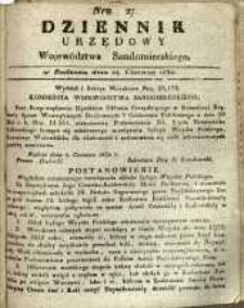 Dziennik Urzędowy Województwa Sandomierskiego, 1832, nr 27