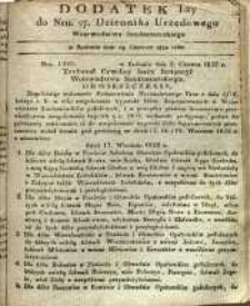 Dziennik Urzędowy Województwa Sandomierskiego, 1832, nr 27, dod. I