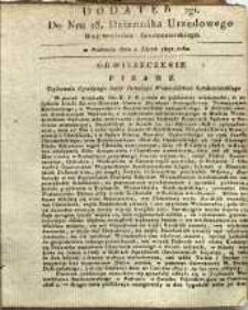 Dziennik Urzędowy Województwa Sandomierskiego, 1832, nr 28, dod. II