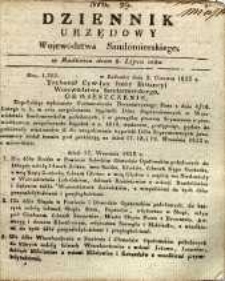 Dziennik Urzędowy Województwa Sandomierskiego, 1832, nr 29