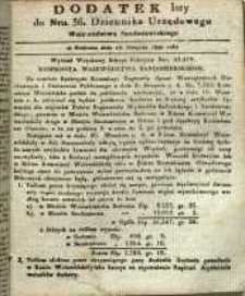 Dziennik Urzędowy Województwa Sandomierskiego, 1832, nr 36, dod. I