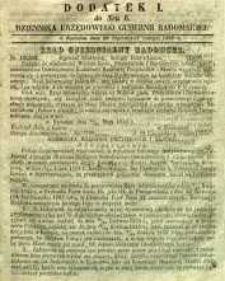 Dziennik Urzędowy Gubernii Radomskiej, 1857, nr 6, dod. I