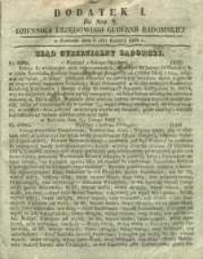 Dziennik Urzędowy Gubernii Radomskiej, 1857, nr 8, dod. I