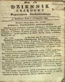 Dziennik Urzędowy Województwa Sandomierskiego, 1832, nr 46