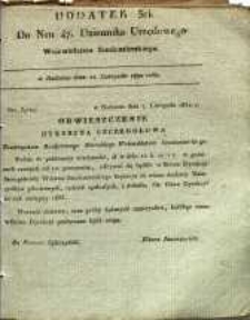 Dziennik Urzędowy Województwa Sandomierskiego, 1832, nr 47, dod. III