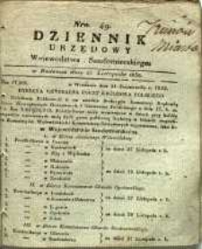 Dziennik Urzędowy Województwa Sandomierskiego, 1832, nr 49