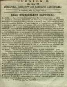 Dziennik Urzędowy Gubernii Radomskiej, 1857, nr 22, dod. II