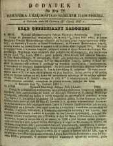Dziennik Urzędowy Gubernii Radomskiej, 1857, nr 28, dod. I