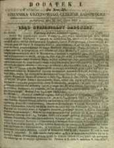 Dziennik Urzędowy Gubernii Radomskiej, 1857, nr 30, dod. I