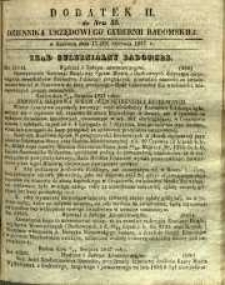 Dziennik Urzędowy Gubernii Radomskiej, 1857, nr 35, dod. II
