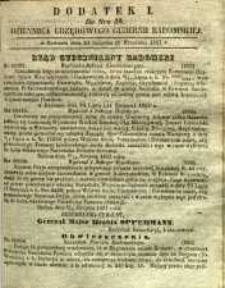 Dziennik Urzędowy Gubernii Radomskiej, 1857, nr 36, dod. I