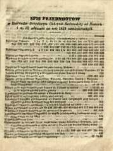 Spis Przedmiotów w Dzienniku Urzędowym Gubernii Radomskiej od numeru 1 do nr 52 włącznie za rok 1859 zamieszczonych