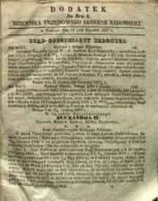 Dziennik Urzędowy Gubernii Radomskiej, 1858, nr 4, dod.