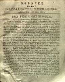 Dziennik Urzędowy Gubernii Radomskiej, 1858, nr 7, dod.