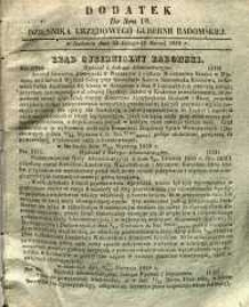 Dziennik Urzędowy Gubernii Radomskiej, 1858, nr 10, dod.