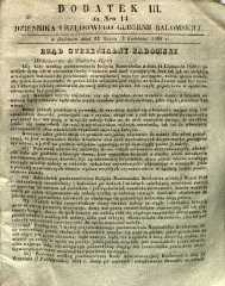 Dziennik Urzędowy Gubernii Radomskiej, 1858, nr 14, dod. III