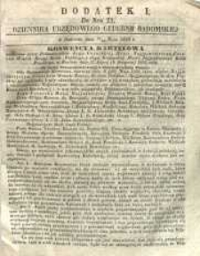 Dziennik Urzędowy Gubernii Radomskiej, 1858, nr 21, dod. I