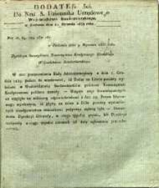Dziennik Urzędowy Województwa Sandomierskiego, 1833, nr 3, dod. III