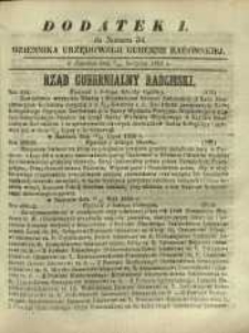 Dziennik Urzędowy Gubernii Radomskiej, 1859, nr 34, dod. I
